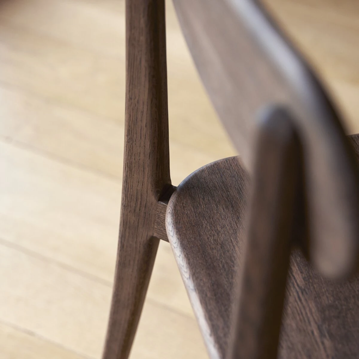 Abel Set Of 2 Brown Solid Oak Chairs Ref. 6468 8 Abel Set Of 2 Brown Solid Oak Chairs Ref. 6468 - Image 6