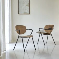 Ada Ash And Metal Chair Ref. 6202
