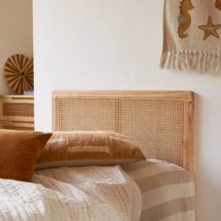 Adèle Kids Rattan Canework Headboard 90 Cm Ref. 5415 10 Adèle Kids Rattan Canework Headboard 90 Cm Ref. 5415 -Tikamoon 1200 1200 adele 90 cm rattan canework kids headboard 3