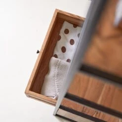 Agra Kids Bookcase In Solid Acacia And Metal Ref. 5456 -Tikamoon 1200 1200 agra kids bookcase in solid acacia and metal 5