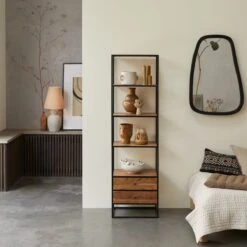 Agra Solid Acacia And Metal Column Ref. 3364