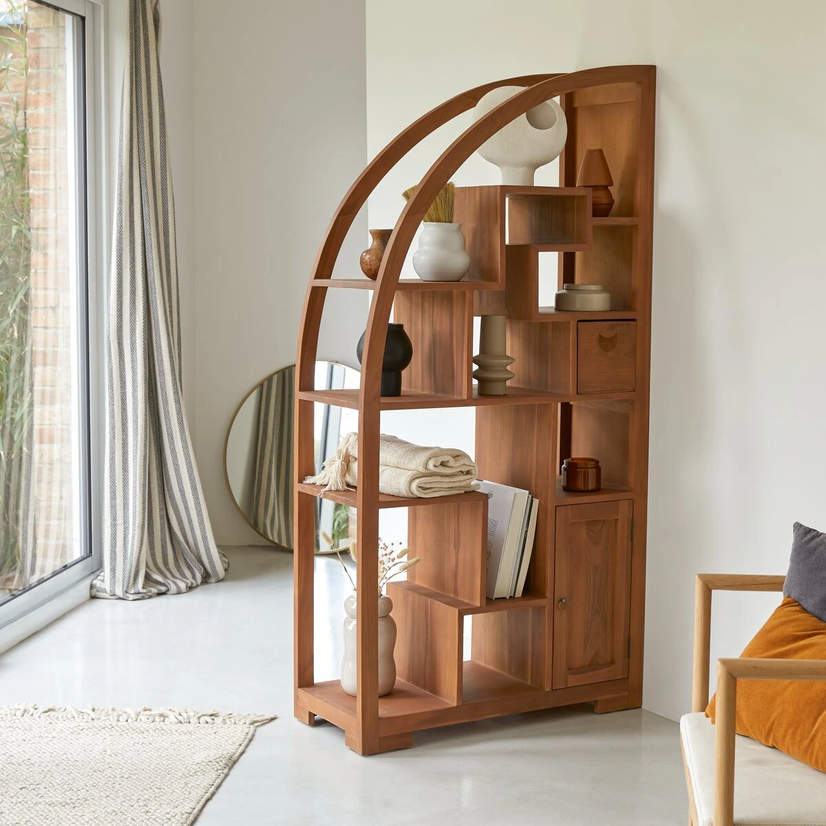 Alco Tipo Solid Teak Bookcase Ref. 364 6 Alco Tipo Solid Teak Bookcase Ref. 364 - Image 4