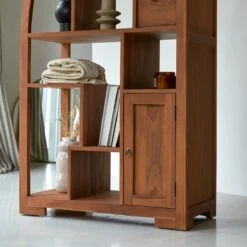 Alco Tipo Solid Teak Bookcase Ref. 364 11 Alco Tipo Solid Teak Bookcase Ref. 364 -Tikamoon 1200 1200 alco tipo solid teak bookcase 4