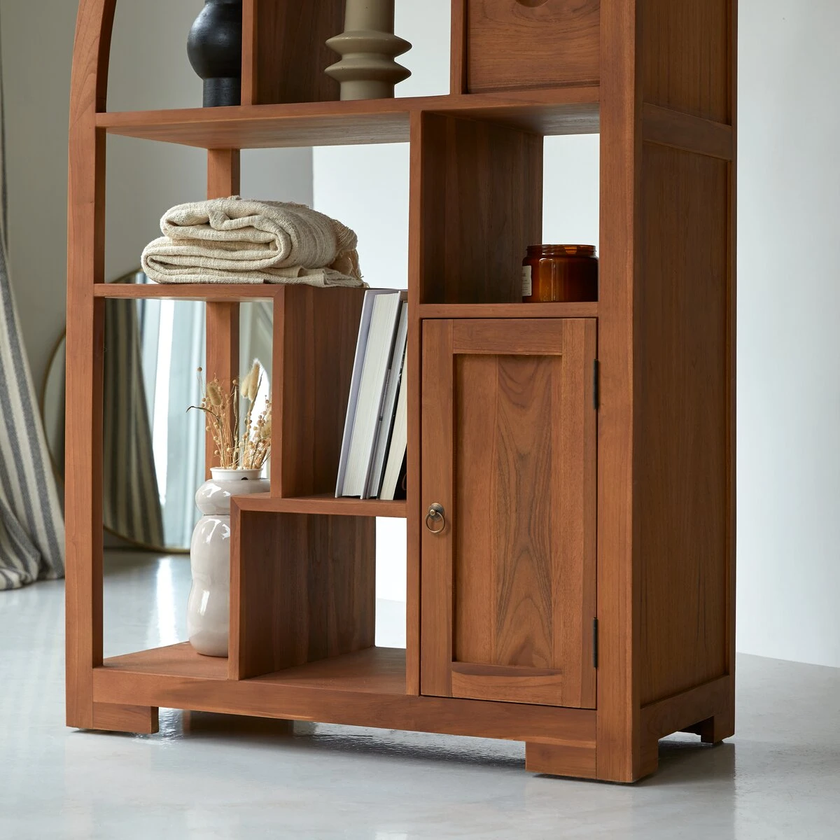 Alco Tipo Solid Teak Bookcase Ref. 364 7 Alco Tipo Solid Teak Bookcase Ref. 364 - Image 5