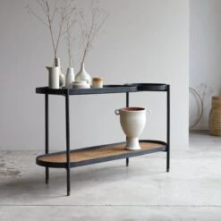 Alix Mindi And Canework Console Table Ref. 4305 14 Alix Mindi And Canework Console Table Ref. 4305 -Tikamoon 1200 1200 alix mindi and canework console table 3