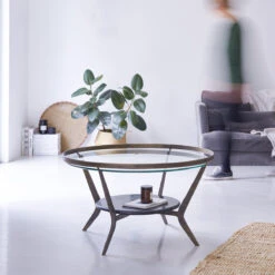 Ambre Marble And Metal Coffee Table Ref. 2773