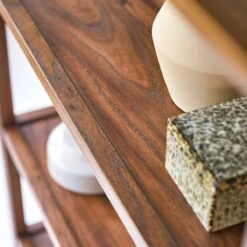 Ame Solid Elm Bookcase Ref. 4644 11 Ame Solid Elm Bookcase Ref. 4644 -Tikamoon 1200 1200 ame solid elm bookcase 2