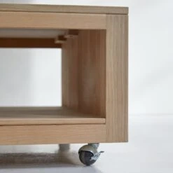 Anoa Solid Oak Square Coffee Table Ref. 3781 -Tikamoon 1200 1200 anoa solid oak square coffee table 4