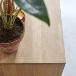 Anoa Solid Oak Square Coffee Table Ref. 3781 -Tikamoon 1200 1200 anoa solid oak square coffee table 5