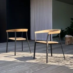 Arco Solid Teak And Aluminium Garden Chair Ref. 5177