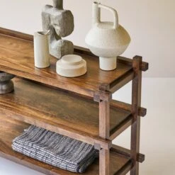 Tikamoon -Tikamoon 1200 1200 arko solid mango wood bookcase 1