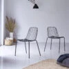 Arty Dark Grey Metal Chair Ref. 2743 -Tikamoon 1200 1200 arty dark grey metal chair