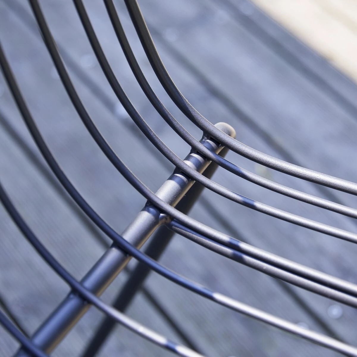 Arty Dark Grey Metal Garden Chair Ref. 3157 7 Arty Dark Grey Metal Garden Chair Ref. 3157 - Image 5