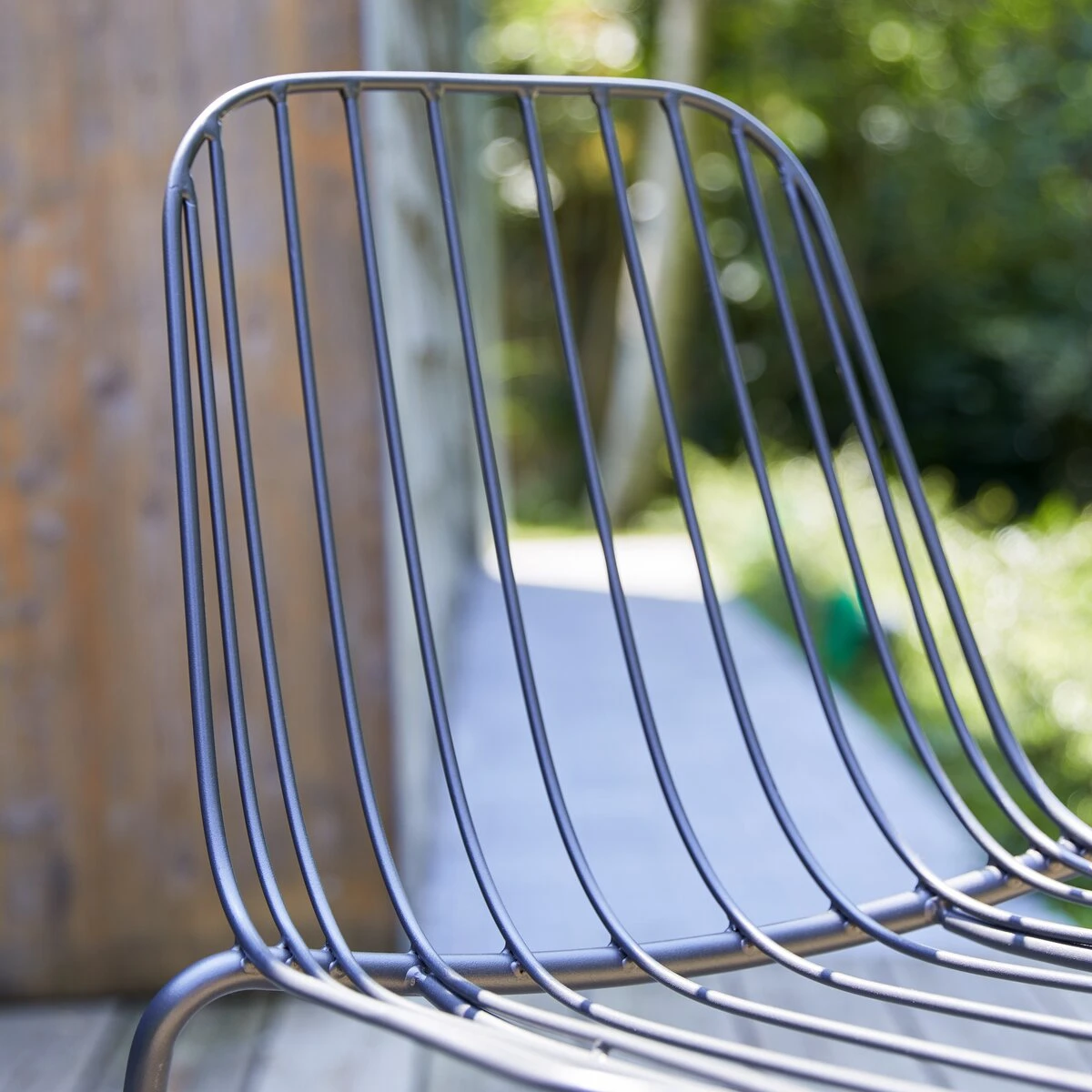 Arty Dark Grey Metal Garden Chair Ref. 3157 10 Arty Dark Grey Metal Garden Chair Ref. 3157 - Image 8