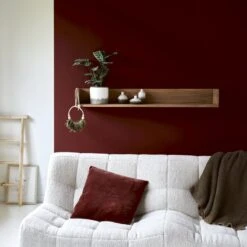 Arty Solid Teak Wall-mounted Shelf Ref. 2599