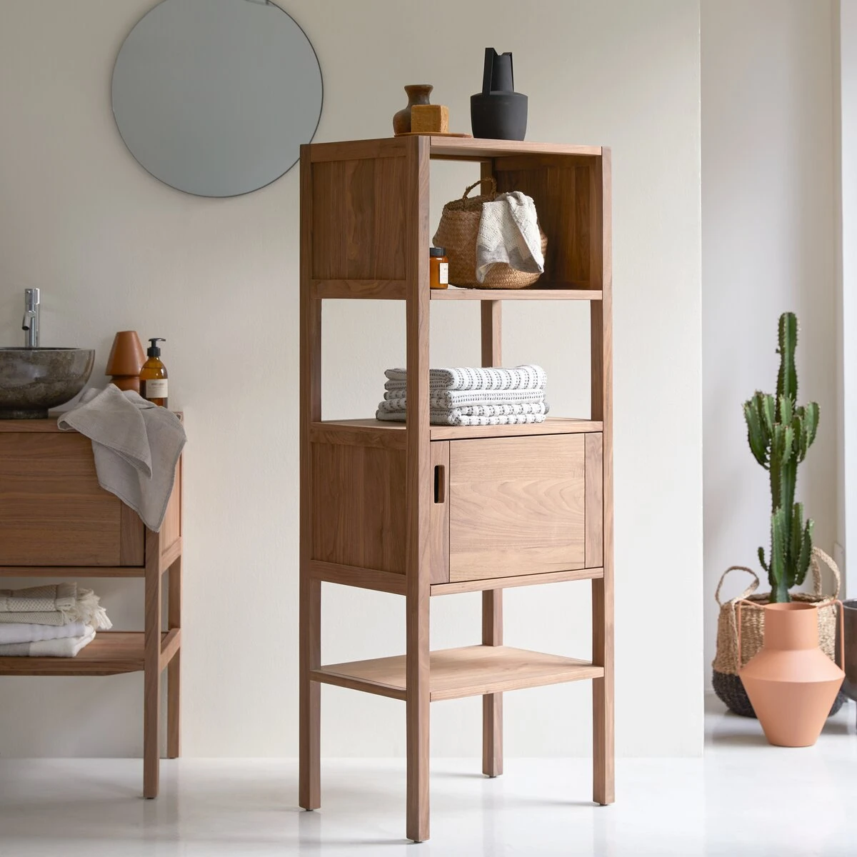 Arty Solid Walnut Storage Unit Ref. 4862 6 Arty Solid Walnut Storage Unit Ref. 4862 - Image 4