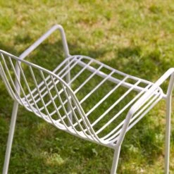 Arty White Metal Garden Armchair Ref. 3004 -Tikamoon 1200 1200 arty white metal garden armchair 4