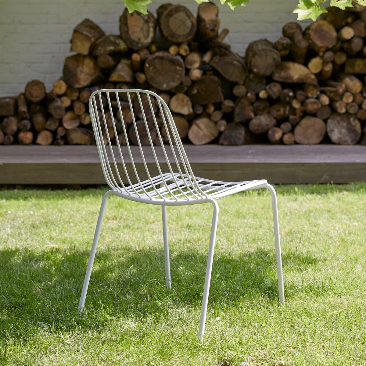 Arty White Metal Garden Chair Ref. 3001 8 Arty White Metal Garden Chair Ref. 3001 - Image 6