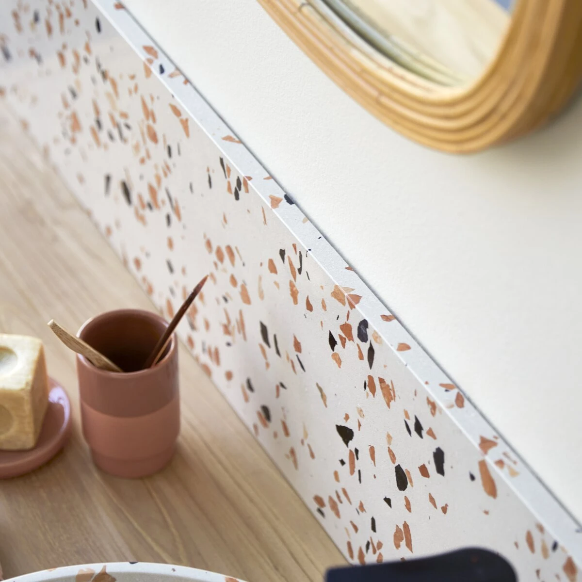 Ava Splashback In Brown Premium Terrazzo 145 Cm Ref. 6226 7 Ava Splashback In Brown Premium Terrazzo 145 Cm Ref. 6226 - Image 5