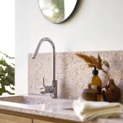 Ava Splashback In Pink Premium Terrazzo 100 Cm Ref. 6237 11 Ava Splashback In Pink Premium Terrazzo 100 Cm Ref. 6237 -Tikamoon 1200 1200 ava splashback in pink premium terrazzo 100 cm 3