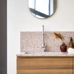 Ava Splashback In Pink Premium Terrazzo 80 Cm Ref. 6241