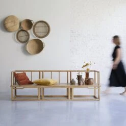 Bao Solid Oak Double Armchair Ref. 4194