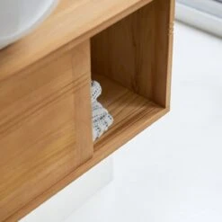 Basic Solid Teak Vanity Unit 140 Cm Ref. 1780 -Tikamoon 1200 1200 basic solid teak vanity unit 140 cm 5