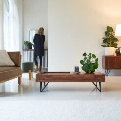 Bonnie Solid Sheesham Coffee Table With Storage Ref. 2606