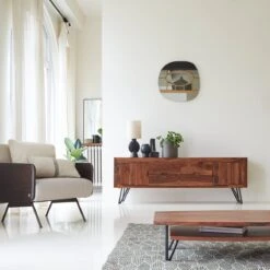 Bonnie Solid Sheesham TV Stand 180 Cm Ref. 2605