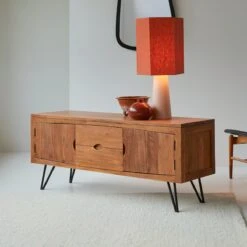 Bonnie TV Stand In Solid Acacia 150 Cm Ref. 5325 -Tikamoon 1200 1200 bonnie tv stand in solid acacia 150 cm 3