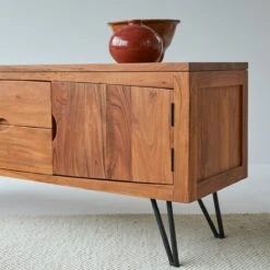 Bonnie TV Stand In Solid Acacia 150 Cm Ref. 5325 -Tikamoon 1200 1200 bonnie tv stand in solid acacia 150 cm 5