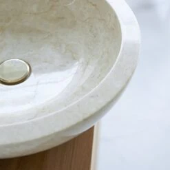 Calypso Cream Marble Washbasin Ref. 1119 10 Calypso Cream Marble Washbasin Ref. 1119 -Tikamoon 1200 1200 calypso cream marble washbasin 3