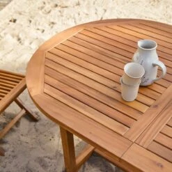 Capri Solid Acacia Oval Extending Garden Table Ref. 5051 17 Capri Solid Acacia Oval Extending Garden Table Ref. 5051 -Tikamoon 1200 1200 capri solid acacia oval extending garden table seats 6 8 7