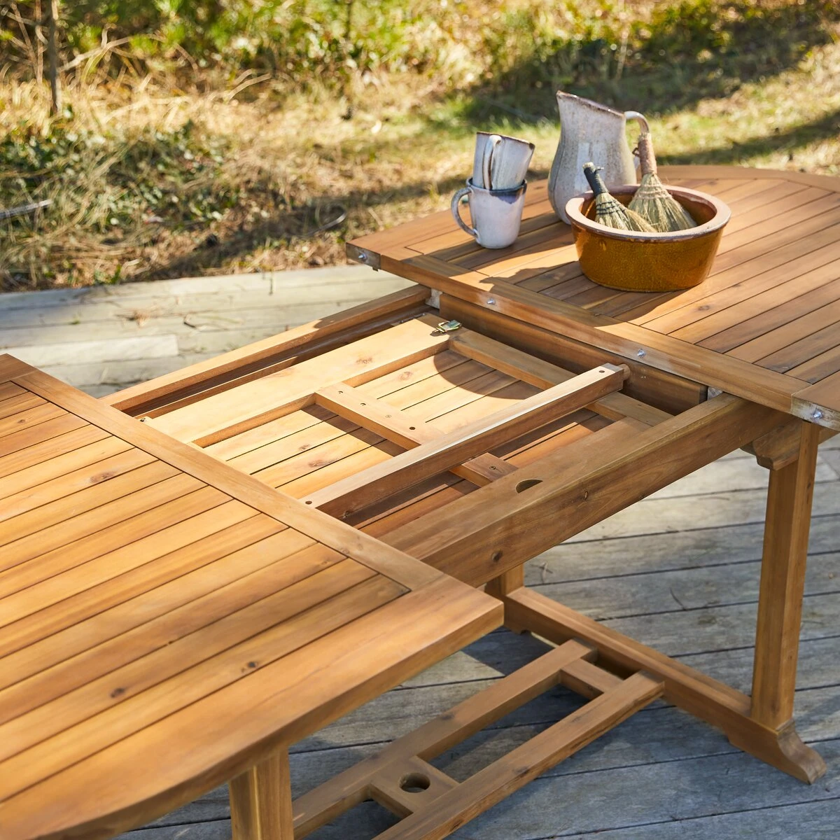 Capri Solid Acacia Oval Garden Furniture Set Ref. 5066 4 Capri Solid Acacia Oval Garden Furniture Set Ref. 5066 - Image 2