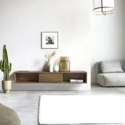 Circa 1-drawer Solid Reclaimed Teak TV Stand 160 Cm Ref. 3808