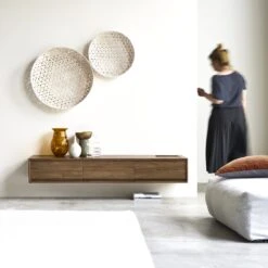 Circa 3-Drawer Solid Reclaimed Teak TV Stand 160 Cm Ref. 3898