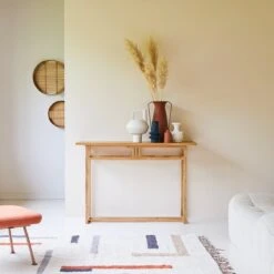 Clovis Solid Oak Console Table Ref. 4632