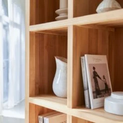 Coffee Tek Solid Teak Bookcase Ref. 845 15 Coffee Tek Solid Teak Bookcase Ref. 845 -Tikamoon 1200 1200 coffee tek solid teak bookcase 4