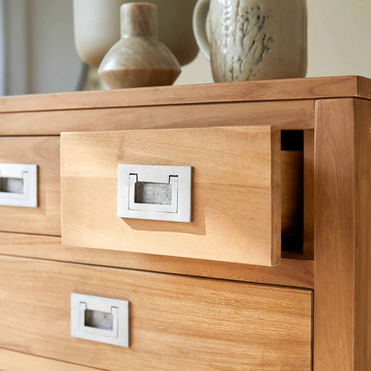 Coffee Tek Solid Teak Console Table Ref. 848 10 Coffee Tek Solid Teak Console Table Ref. 848 - Image 8
