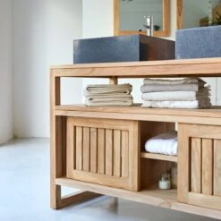 Colonial Solid Teak Vanity Unit 120 Cm Ref. 210 -Tikamoon 1200 1200 colonial solid teak vanity unit 120 cm 7