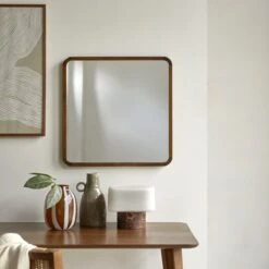 East Square Solid Teak Mirror 60x60 Cm Ref. 6473