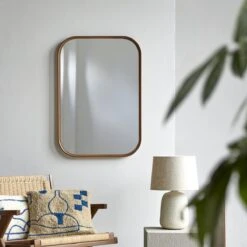 East Solid Teak Rectangular Mirror 80x55 Cm Ref. 6471