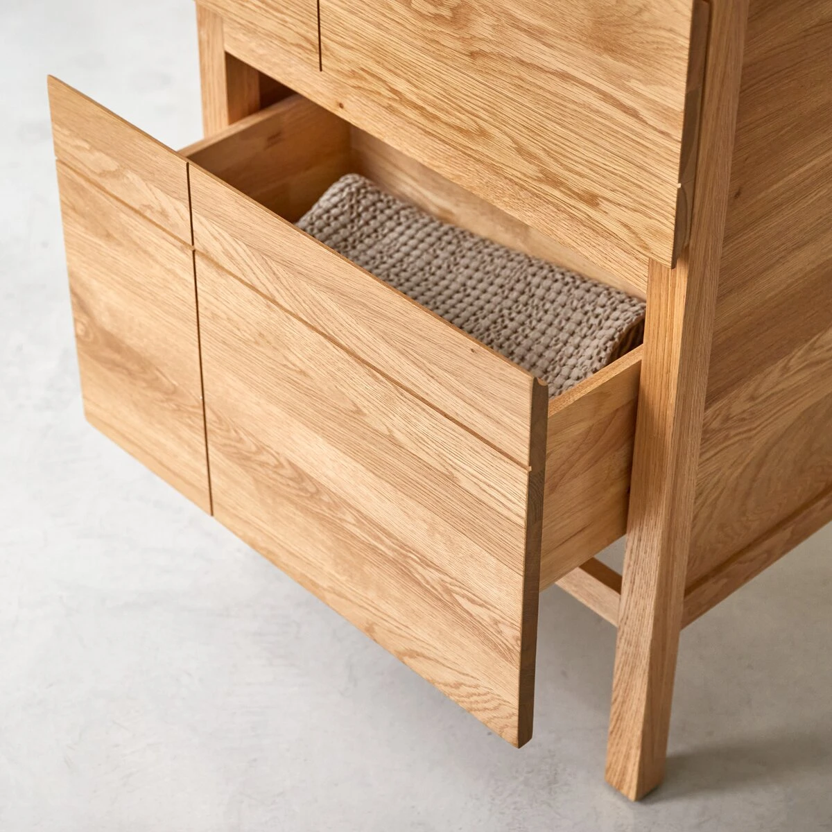 Easy Solid Oak And Ceramic Bathroom Unit 60 Cm Ref. 6178 8 Easy Solid Oak And Ceramic Bathroom Unit 60 Cm Ref. 6178 - Image 6