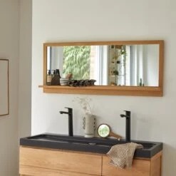 Easy Solid Oak Mirror 120x50 Cm Ref. 2118