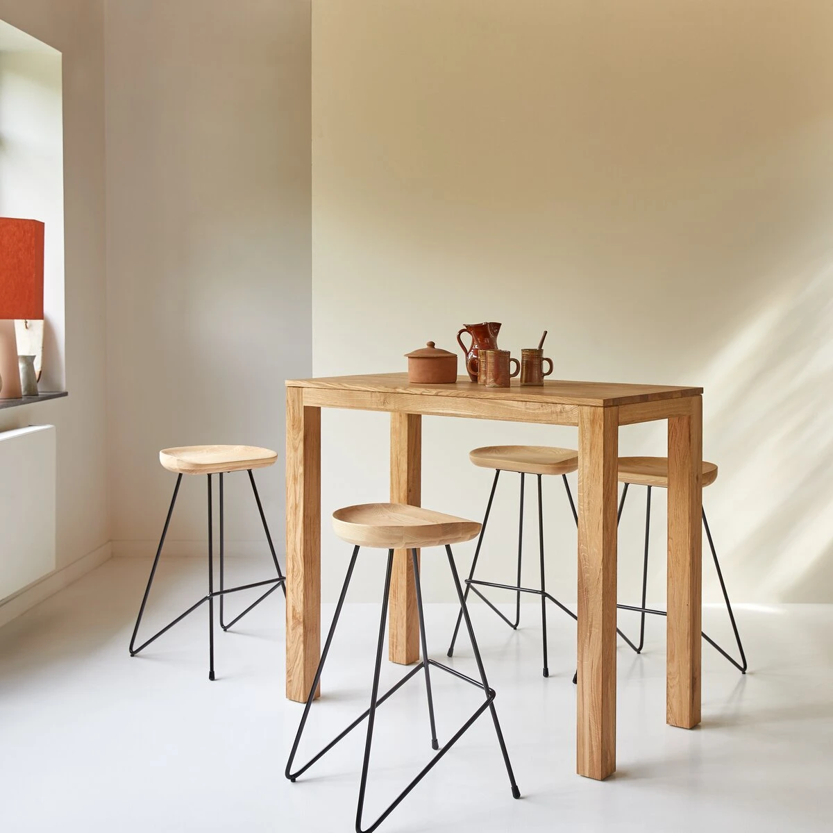 Eden 2-4-seater Solid Oak Bar Table Ref. 5627 6 Eden 2-4-seater Solid Oak Bar Table Ref. 5627 - Image 4