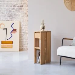 Eden Solid Oak Side Table Ref. 4365