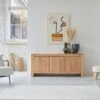 Eden Solid Oak Sideboard 160 Cm Ref. 3790 -Tikamoon 1200 1200 eden solid oak sideboard 160 cm