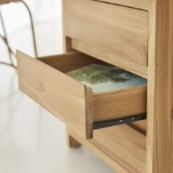 Eden Solid Teak Desk With Drawer Storage Unit Ref. 902 14 Eden Solid Teak Desk With Drawer Storage Unit Ref. 902 -Tikamoon 1200 1200 eden solid teak desk 4