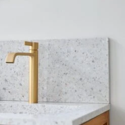 Edgar Moon 120 Cm Solid Teak And Premium Terrazzo Vanity Unit Ref. 6244 -Tikamoon 1200 1200 edgar moon 120 solid teak and premium terrazzo vanity unit 5