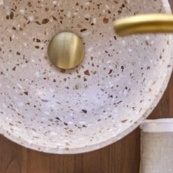 Elea Round Pink Premium Terrazzo Washbasin Ref. 6450 14 Elea Round Pink Premium Terrazzo Washbasin Ref. 6450 -Tikamoon 1200 1200 elea pink premium terrazzo washbasin 5